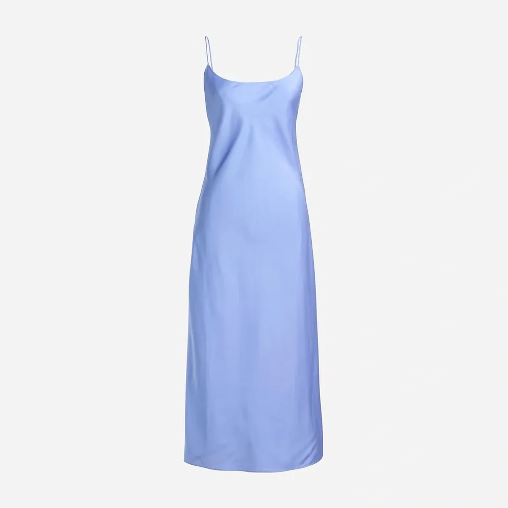 J.Crew Gwyneth slip dress in luster charmeuse BV496